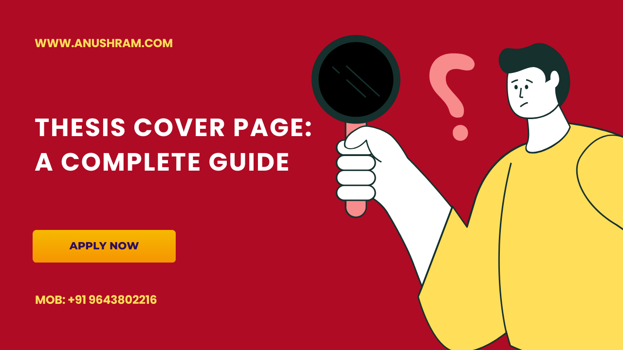 Thesis Cover Page: A Complete Guide