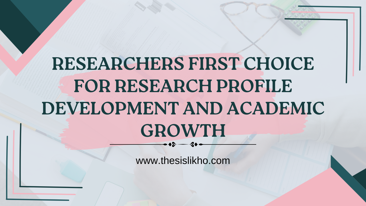 Researchers First Choice for Research Profile Development and Academic Growth