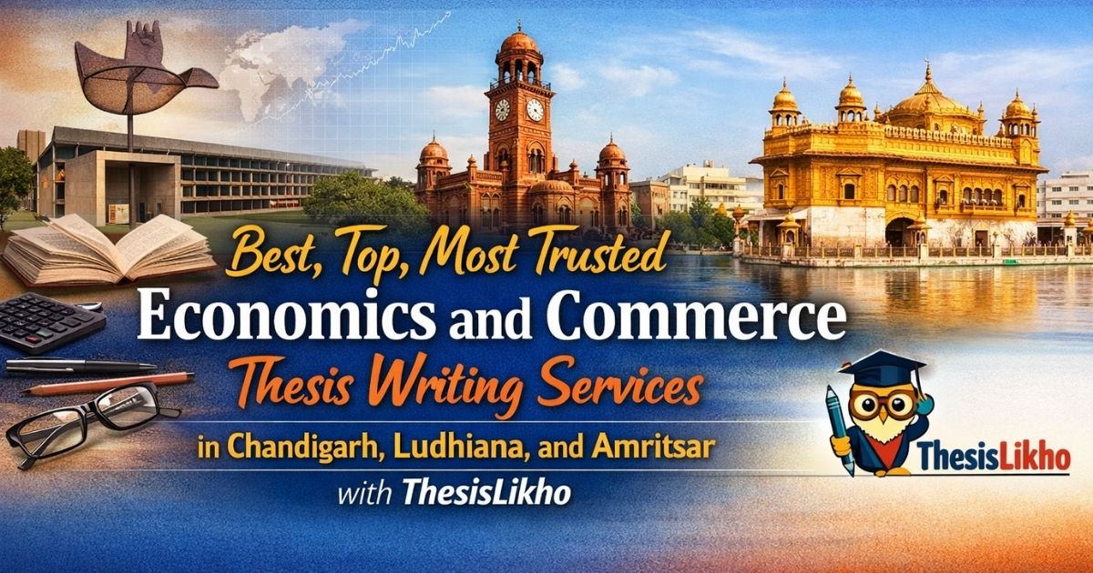 Best top most trusted economics and commerce thesis in Chandigarh Ludhiana Amritsar with ThesisLikho