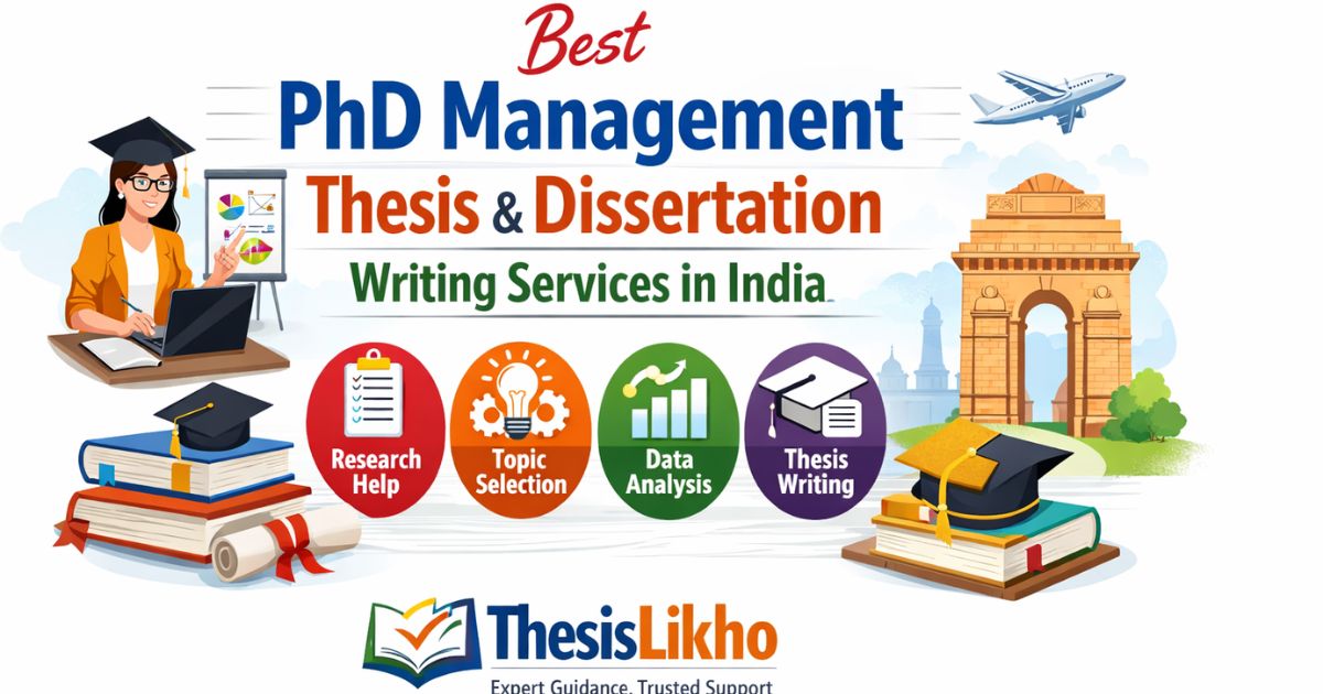 Best top most trusted PhD Management thesis and dissertation writing services in India with specialization support by ThesisLikho