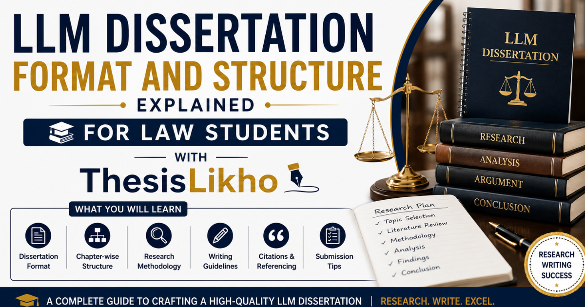 LLM Dissertation Format and Structure Explained for Law Students with ThesisLikho