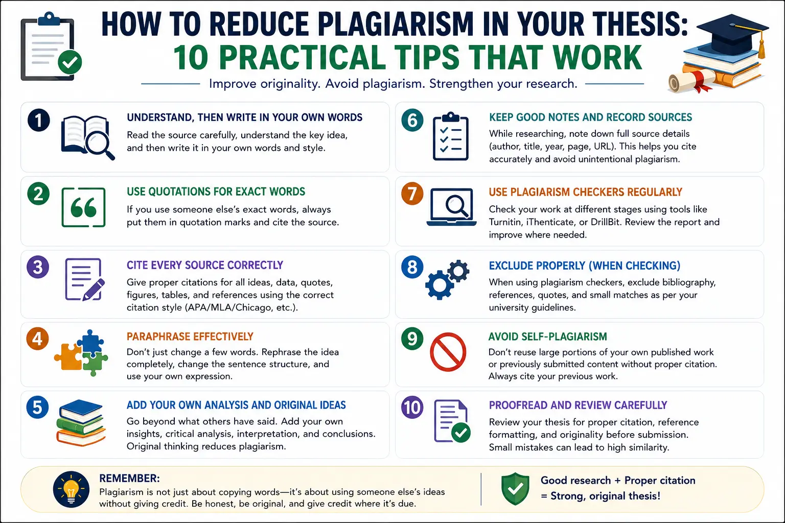 How to Reduce Plagiarism in Your Thesis: 10 Practical Tips That Work in 2026