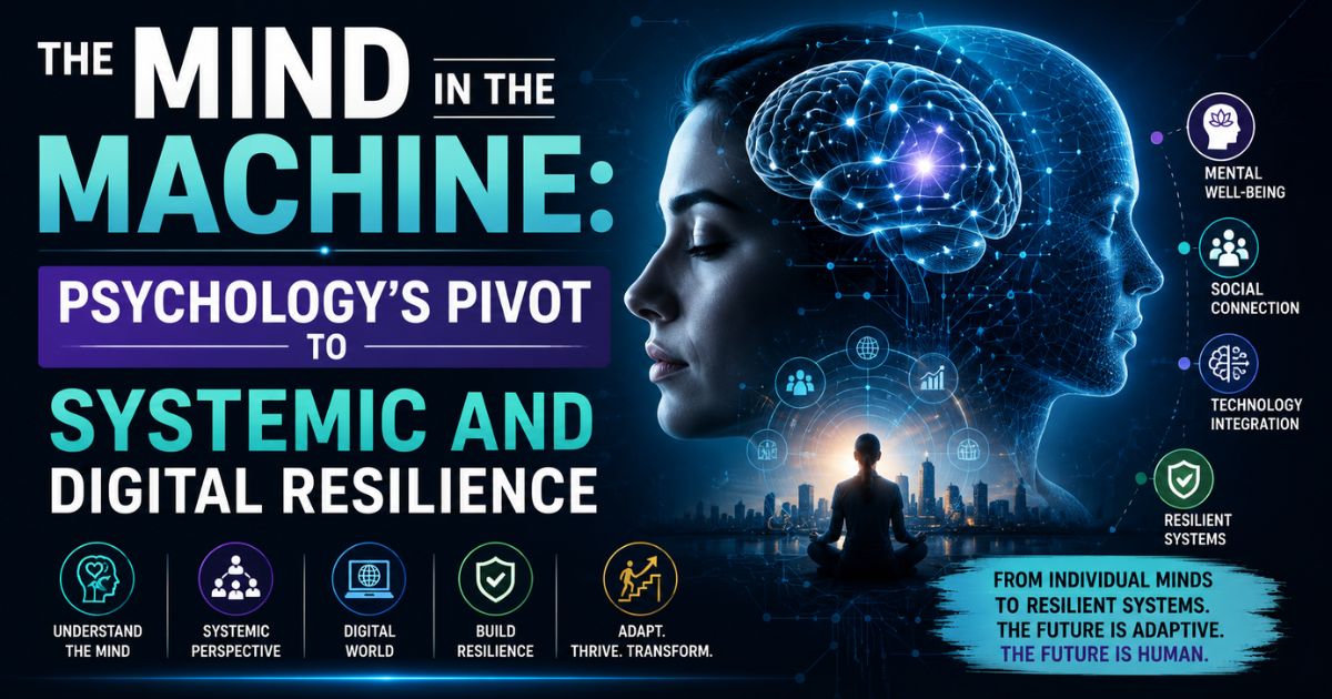 The Mind in the Machine: Psychology’s Pivot to Systemic and Digital Resilience