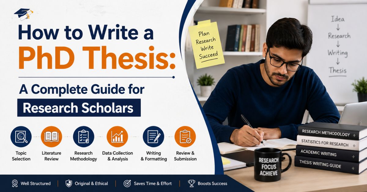How to Write a PhD Thesis: A Complete Guide for Research Scholars