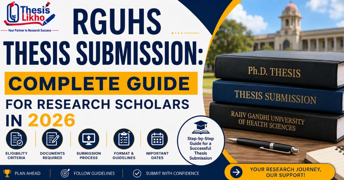 RGUHS Thesis Submission: Complete Guide for Research Scholars in 2026