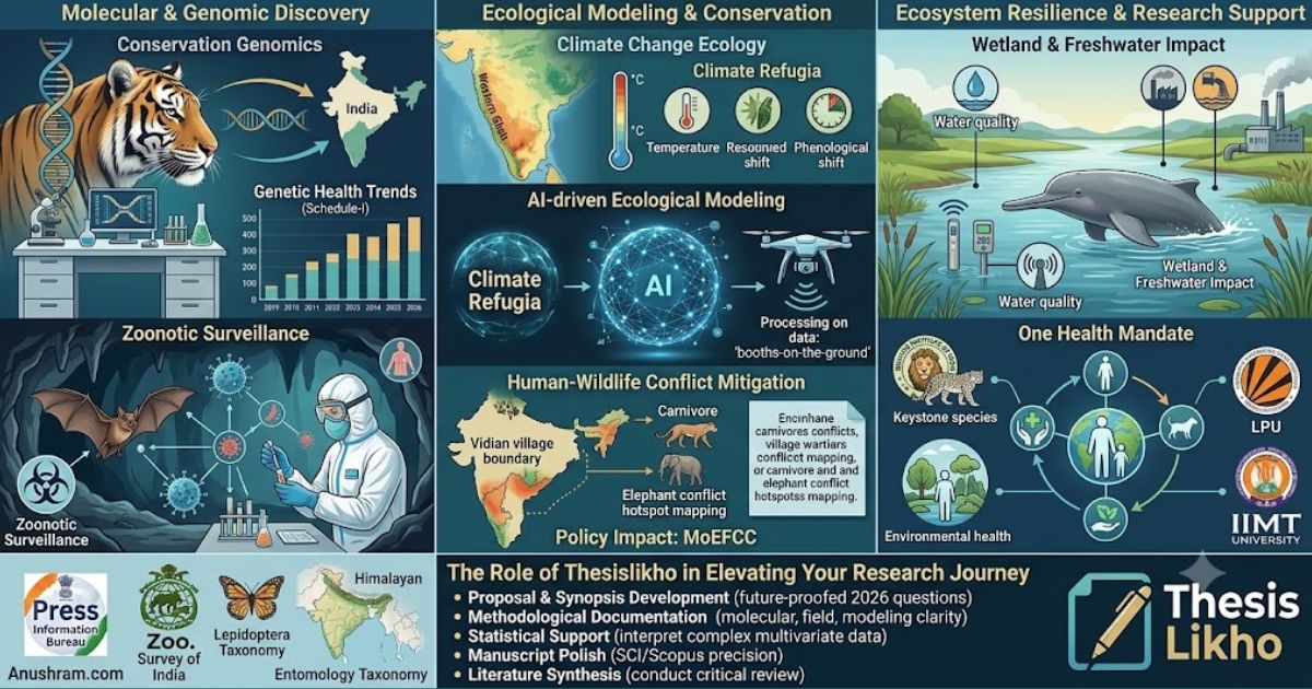Zoology Research in India: Frontiers of Discovery and Conservation in 2026