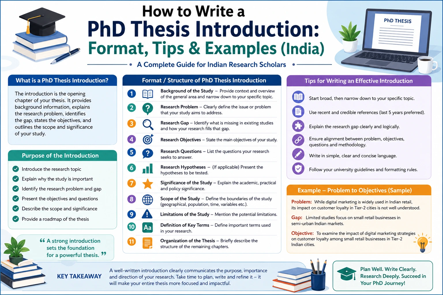 How to Write a PhD Thesis Introduction: Format, Tips & Examples (India 2026)