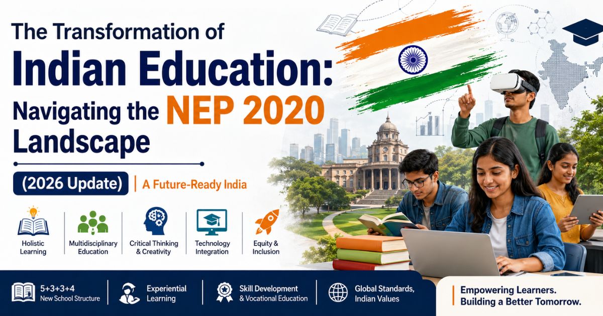 The Transformation of Indian Education: Navigating the NEP 2020 Landscape (2026 Update)
