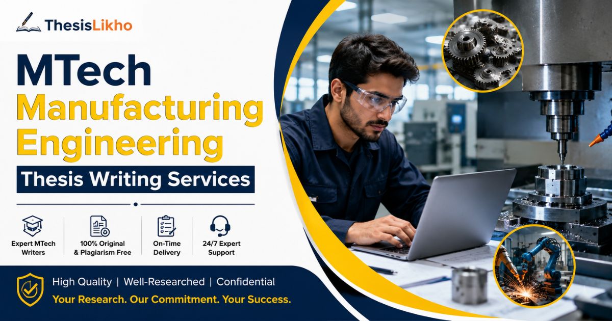 MTech Manufacturing Engineering Thesis Writing Services | ThesisLikho