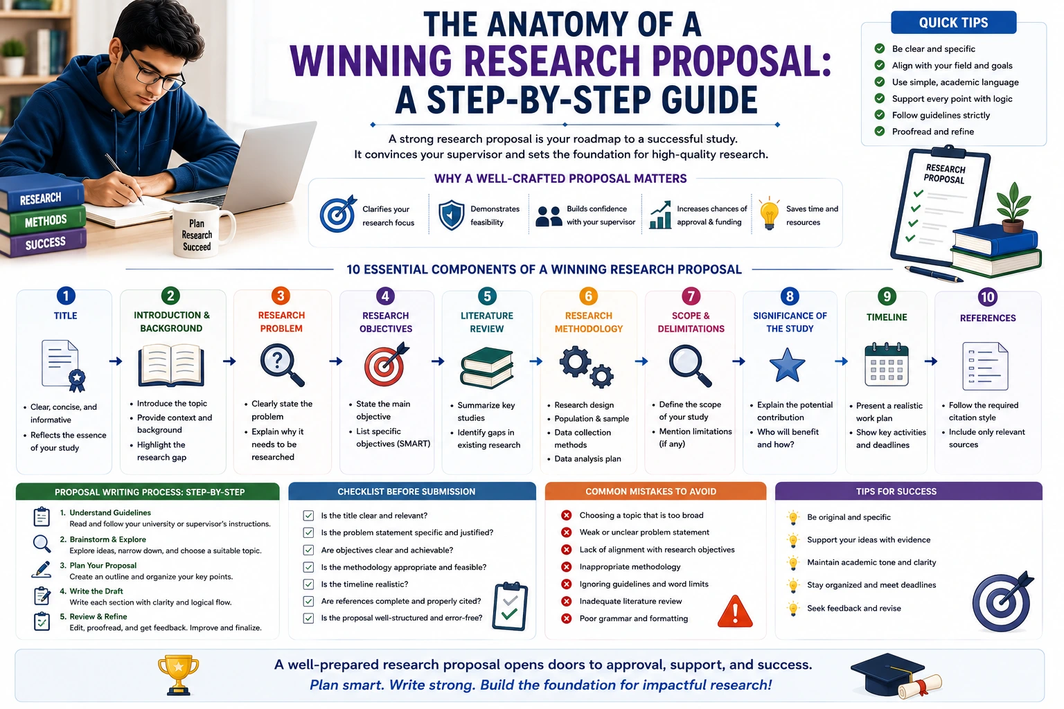 The Anatomy of a Winning Research Proposal: Step-by-Step Guide