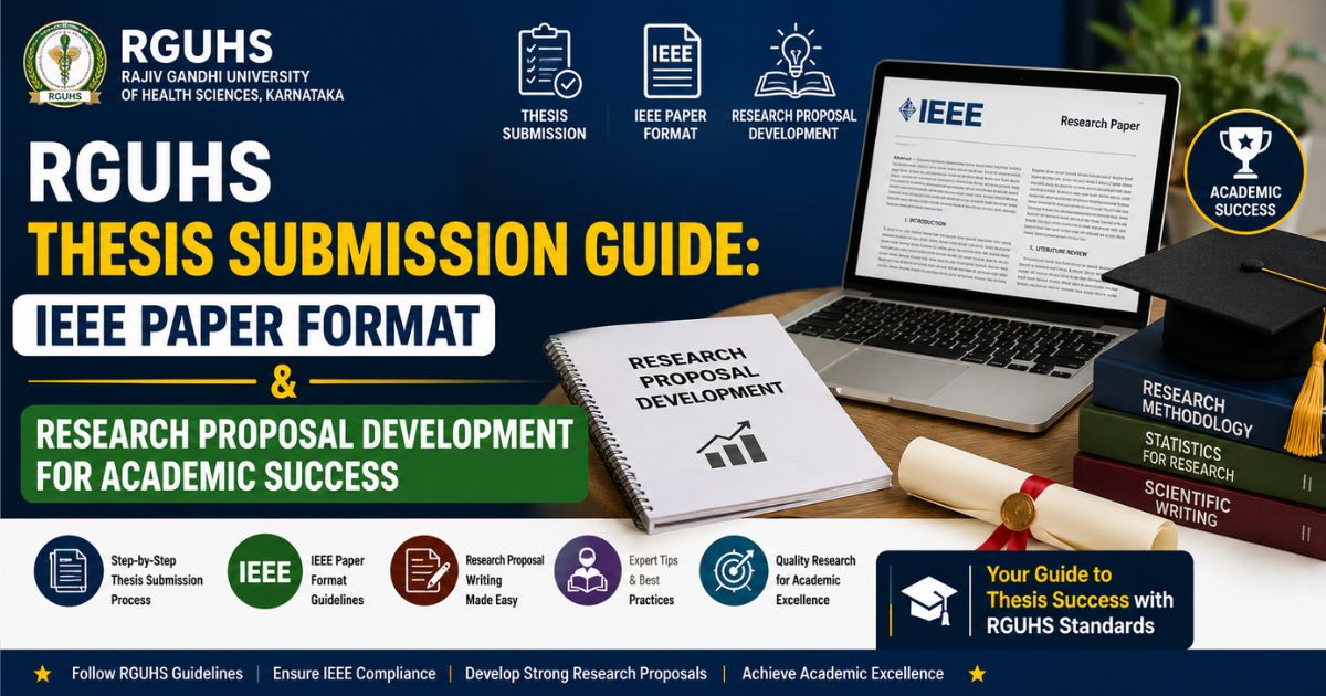 RGUHS Thesis Submission Guide: IEEE Paper Format & Research Proposal Development for Academic Success