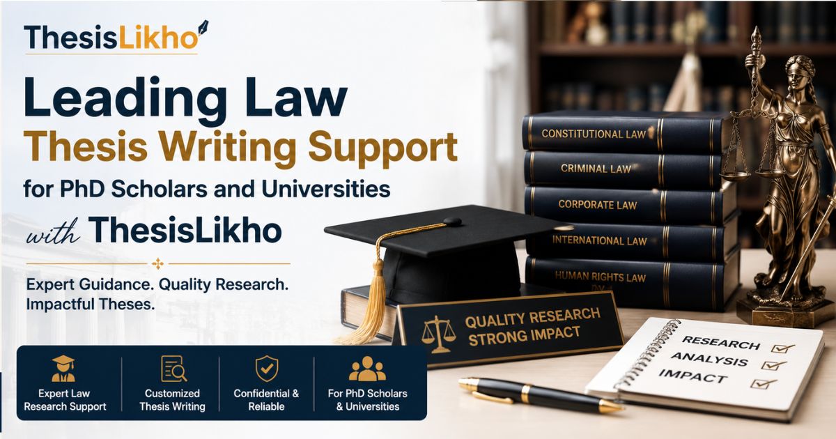 Leading Law Thesis Writing Support for PhD Scholars and Universities with ThesisLikho
