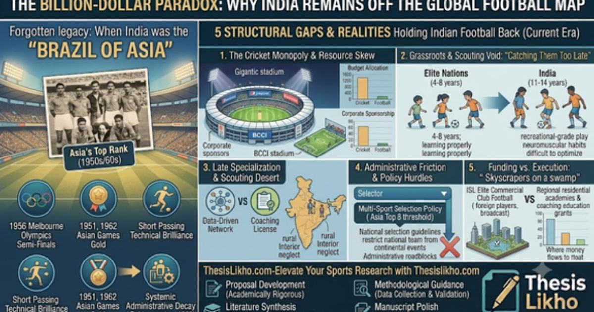 The Billion-Dollar Paradox: Why India Remains Off the Global Football Map