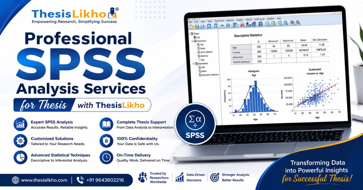 Professional SPSS Analysis Services for Thesis with ThesisLikho