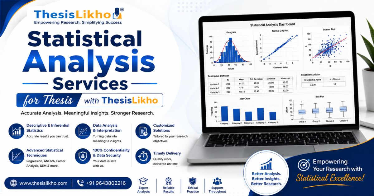 Statistical Analysis Services for Thesis with ThesisLikho