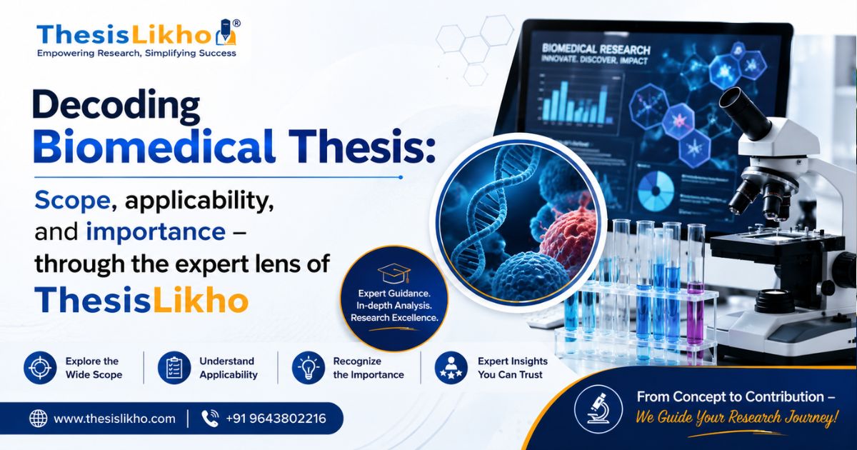 Decoding Biomedical Thesis: Scope, applicability, and importance – through the expert lens of ThesisLikho