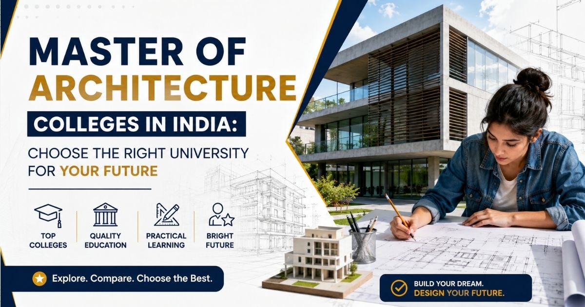 Master of Architecture Colleges in India: Choose the Right University for Your Future
