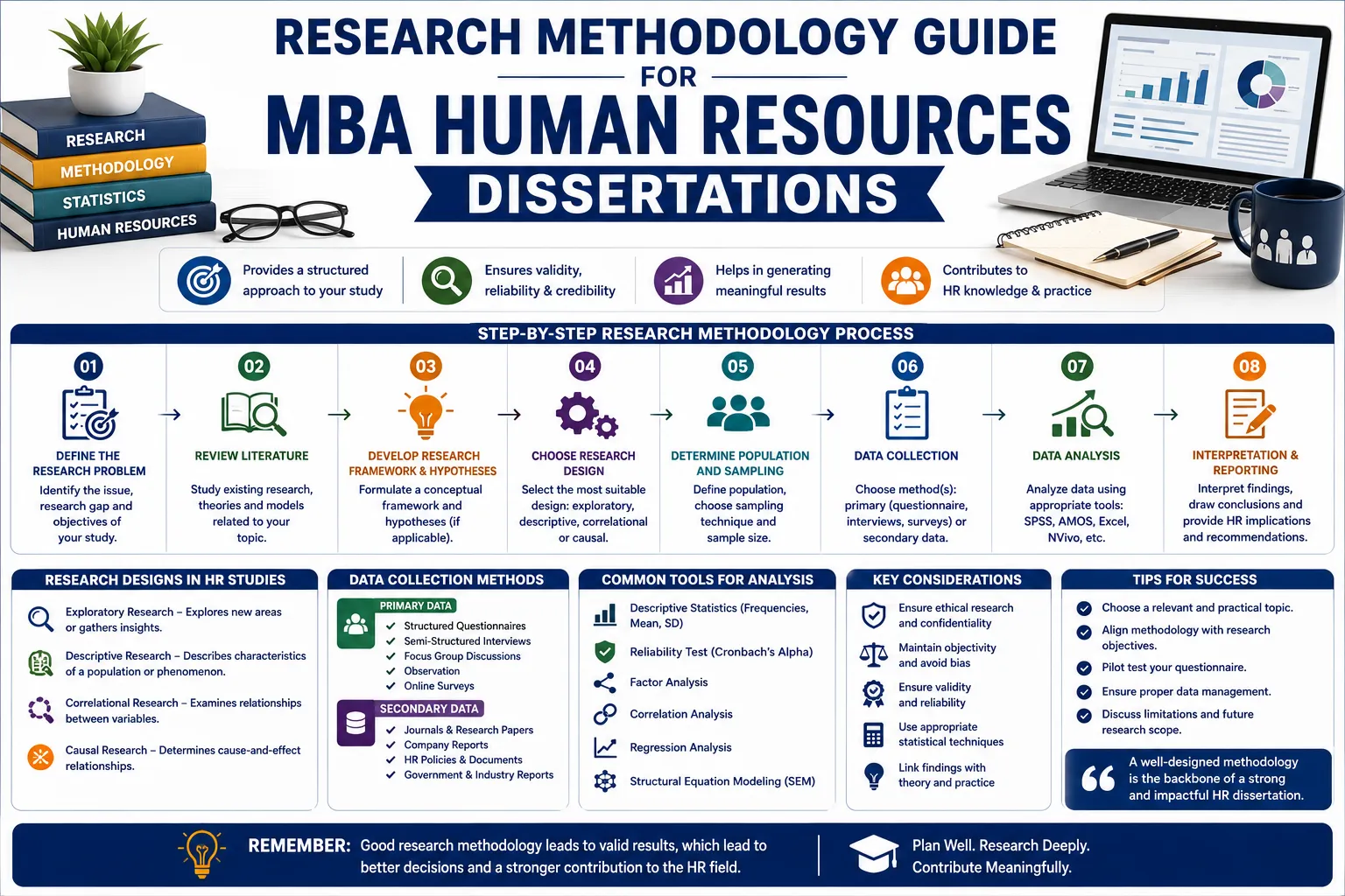 Research Methodology Guide for MBA HR Dissertations