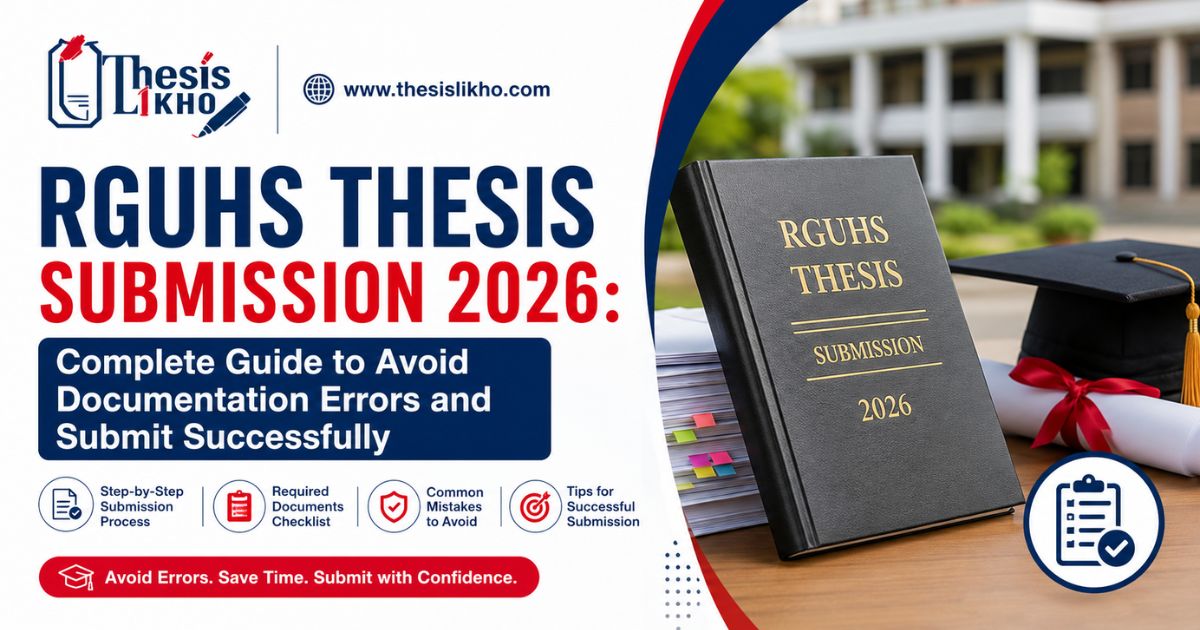 RGUHS Thesis Submission 2026: Complete Guide to Avoid Documentation Errors and Submit Successfully