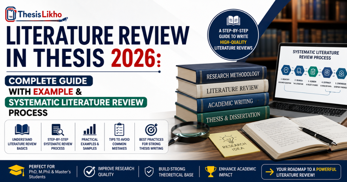 Literature Review in Thesis 2026: Complete Guide with Example & Systematic Literature Review Process