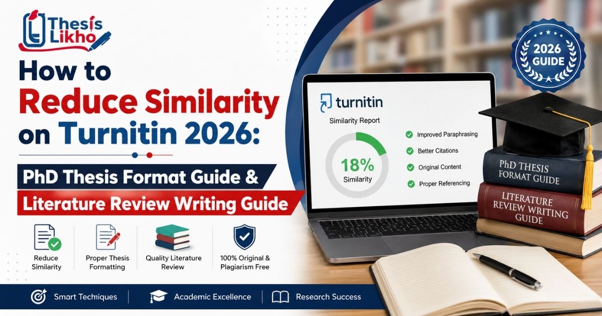 How to Reduce Similarity on Turnitin 2026: PhD Thesis Format Guide & Literature Review Writing Guide