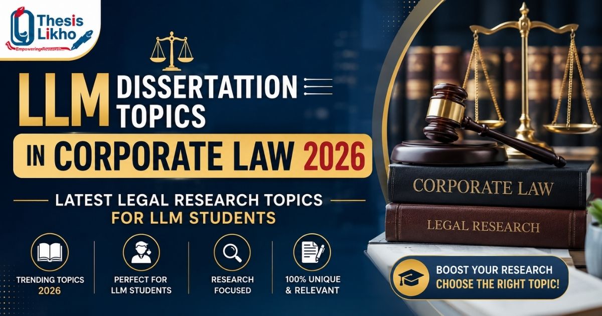 LLM Dissertation Topics in Corporate Law 2026: Latest Legal Research Topics for LLM Students