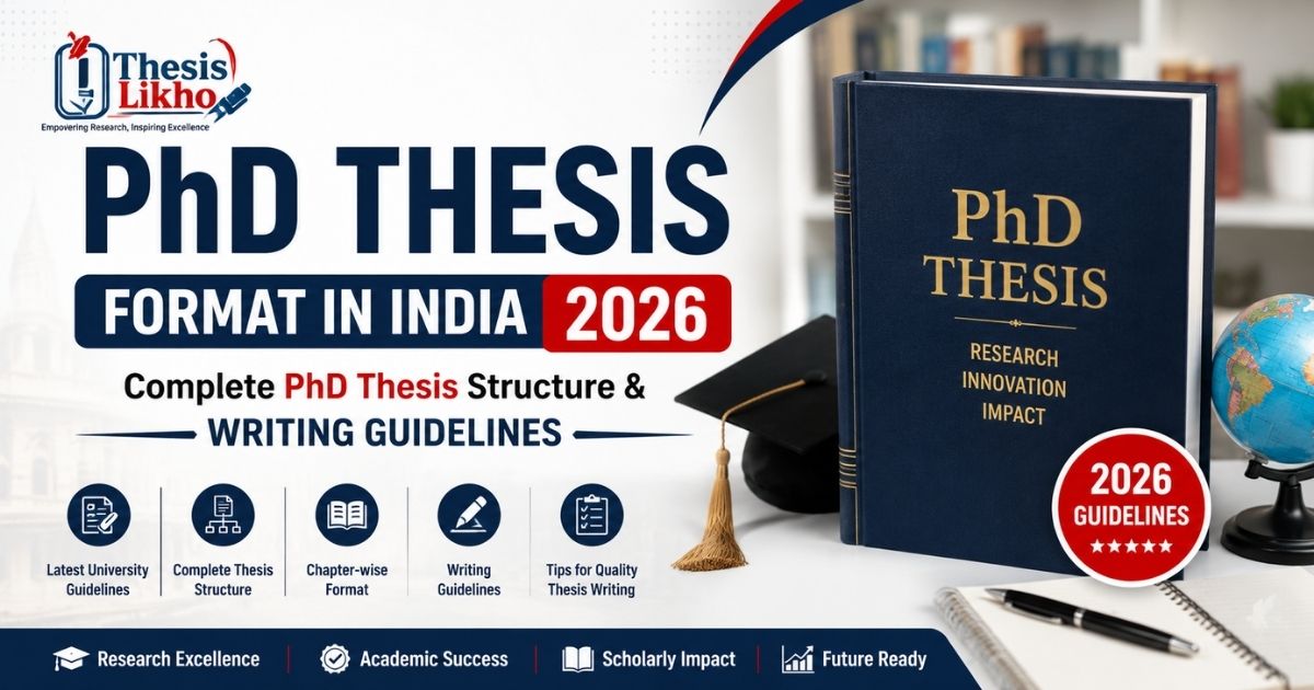 PhD Thesis Format in India 2026: Complete PhD Thesis Structure & Writing Guidelines