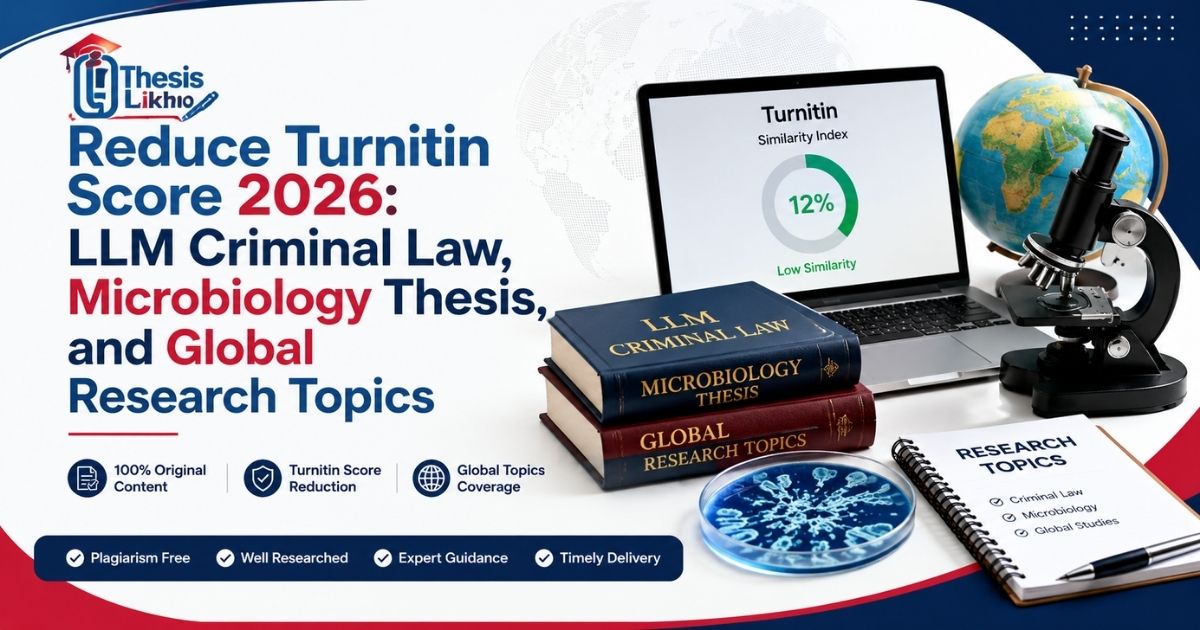 Reduce Turnitin Score 2026: LLM Criminal Law, Microbiology Thesis, and Global Research Topics