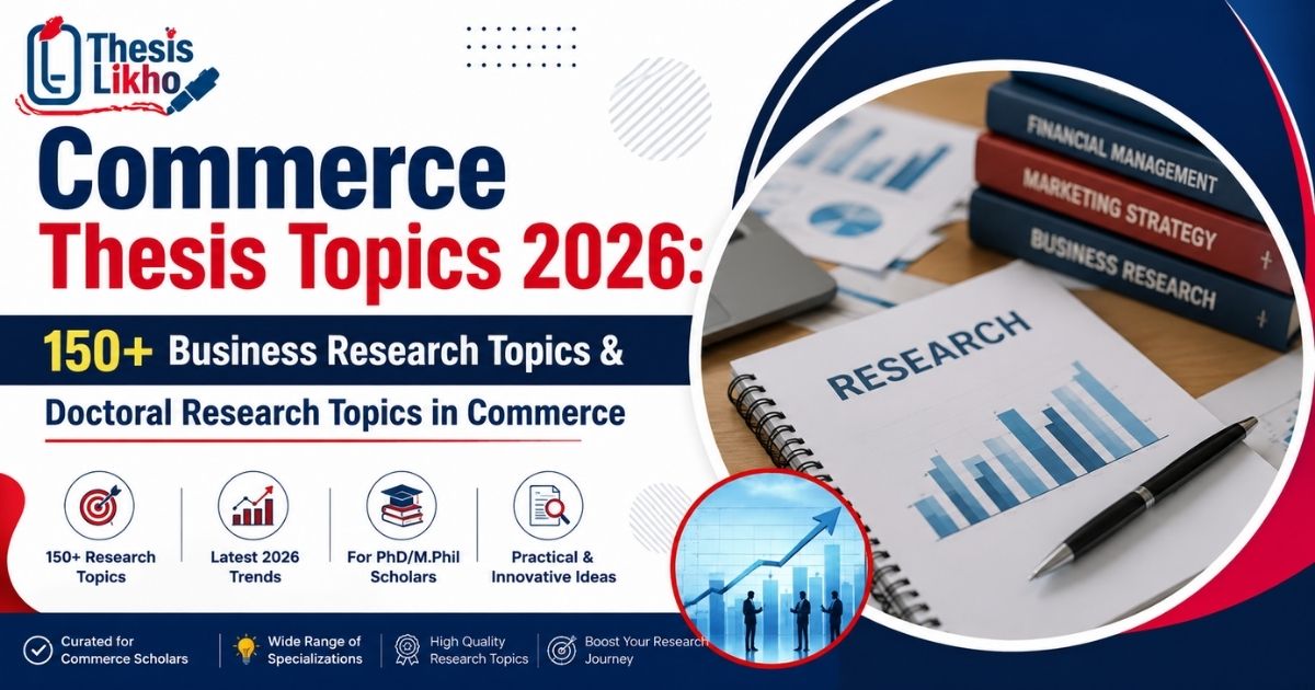 Commerce Thesis Topics 2026: 150+ Business Research Topics & Doctoral Research Topics in Commerce