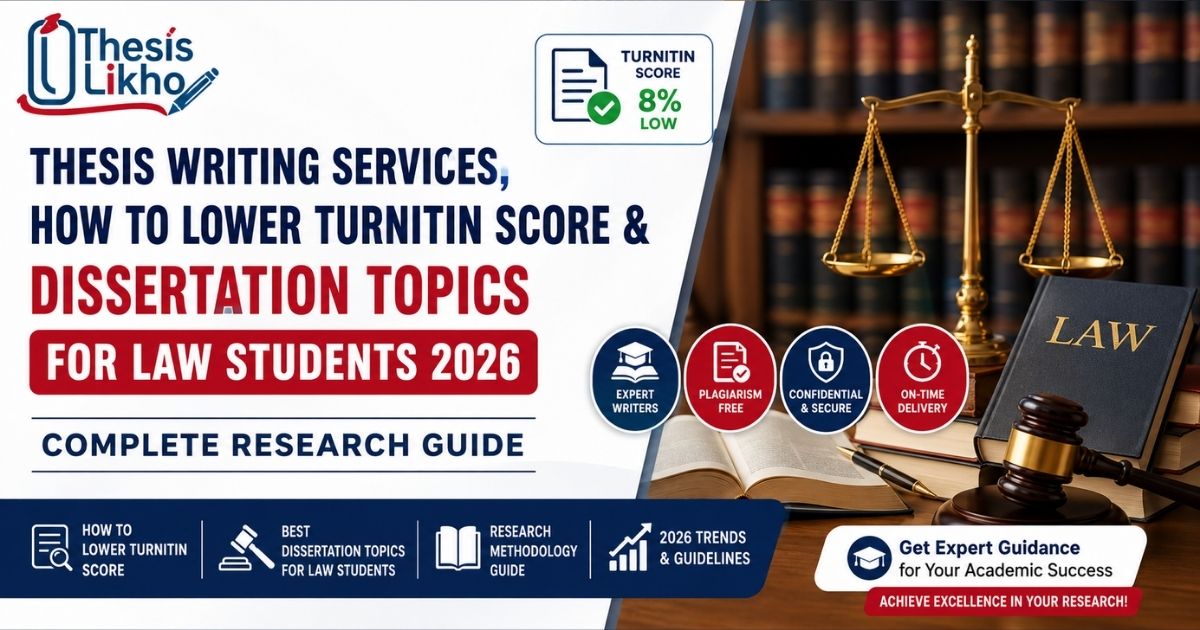 Thesis Writing Services, How to Lower Turnitin Score & Dissertation Topics for Law Students 2026: Complete Research Guide