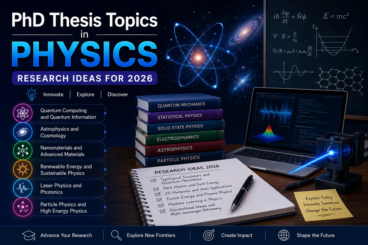 PhD Thesis Topics in Physics: Research Ideas for 2026
