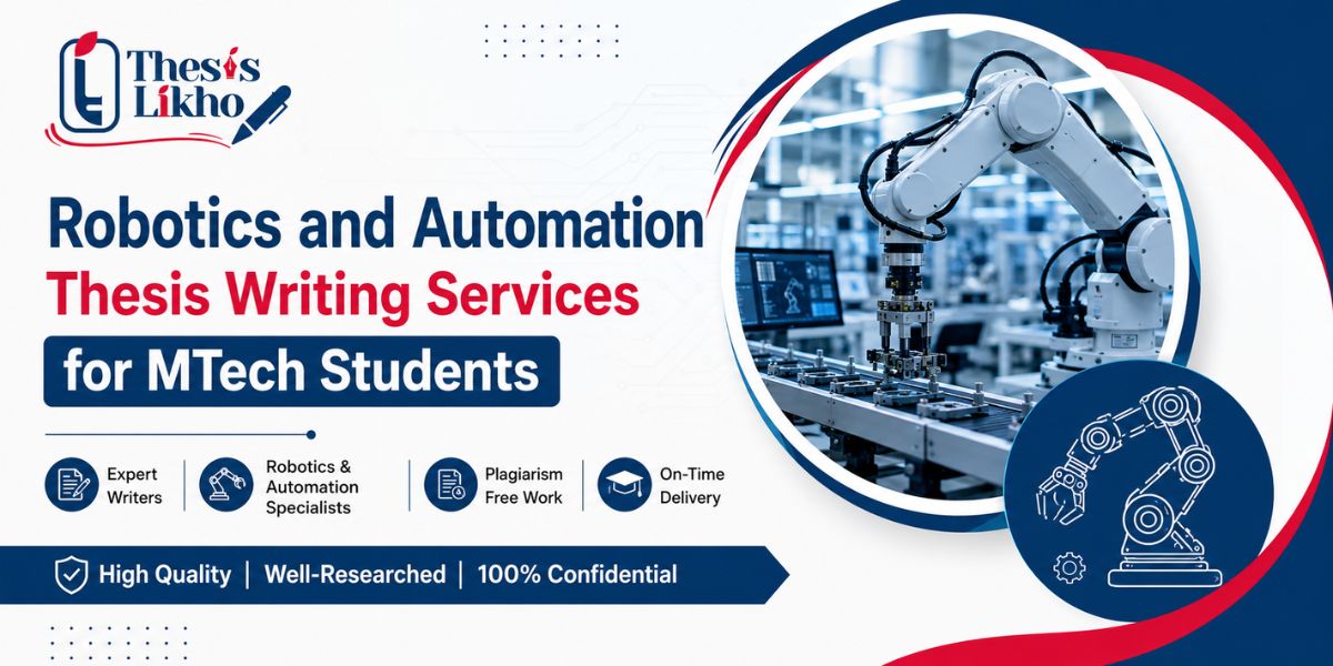 Robotics and Automation Thesis Writing Services for MTech Students | ThesisLikho