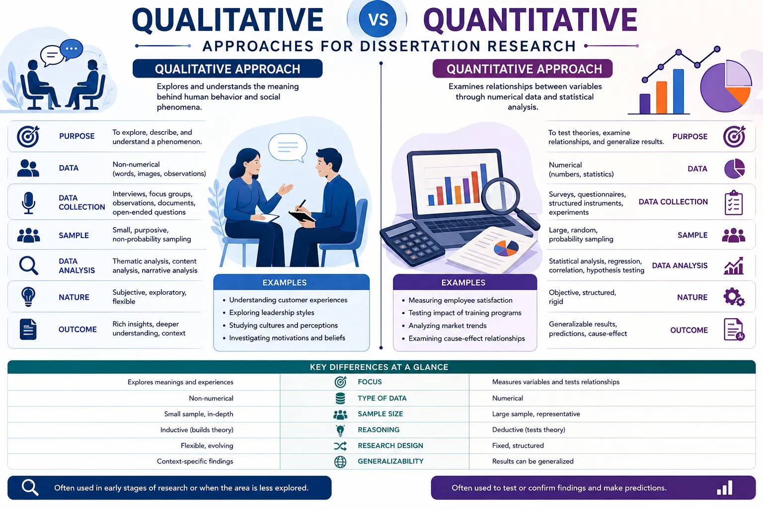 Qualitative vs Quantitative for Dissertation Research