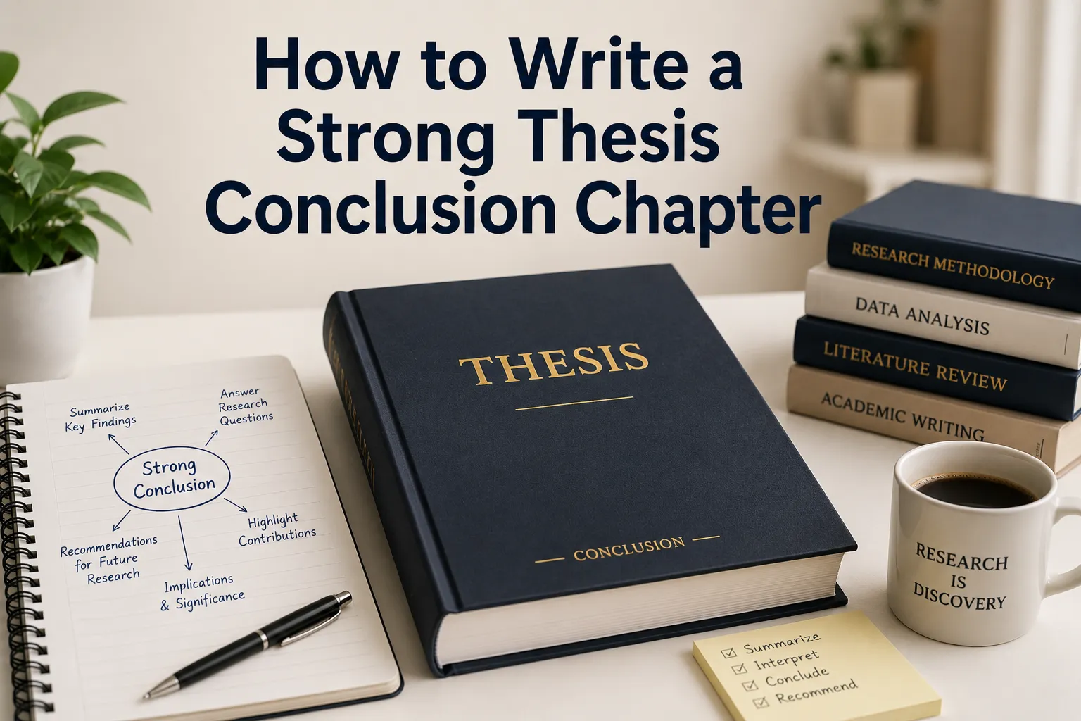 How to Write a Strong Thesis Conclusion Chapter
