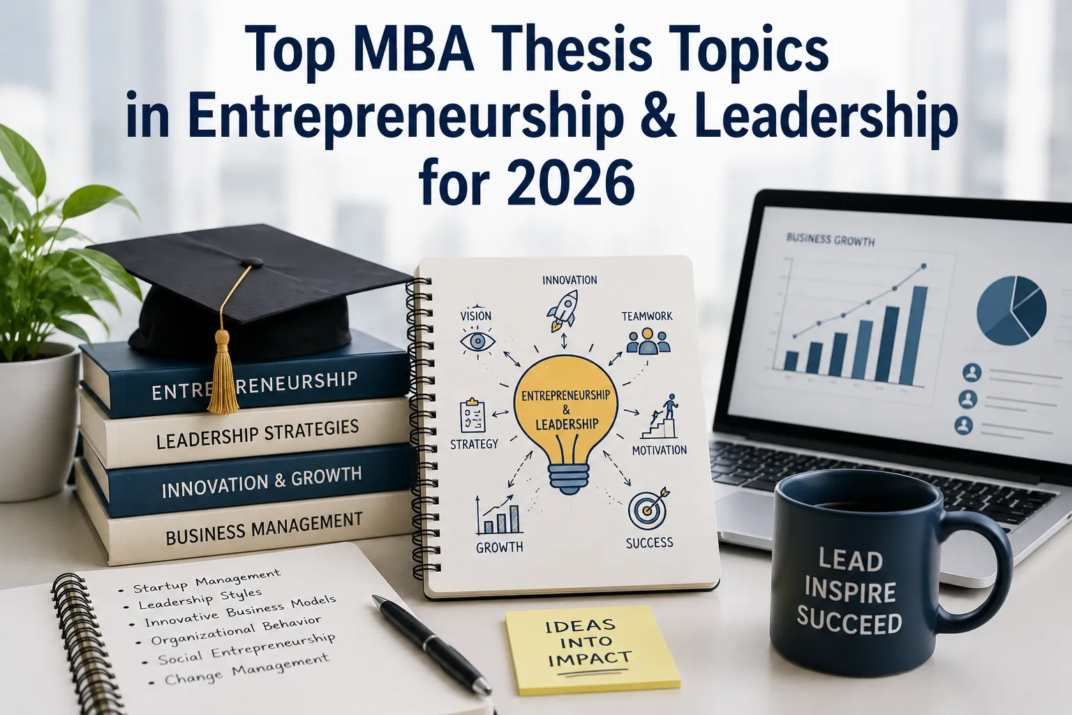 Top MBA Thesis Topics in Entrepreneurship & Leadership for 2026