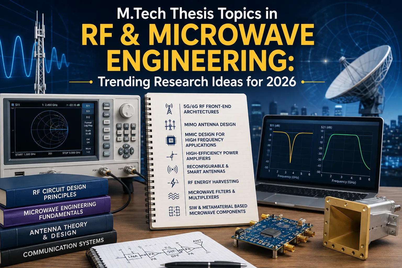 M.Tech Thesis Topics in RF & Microwave Engineering 2026
