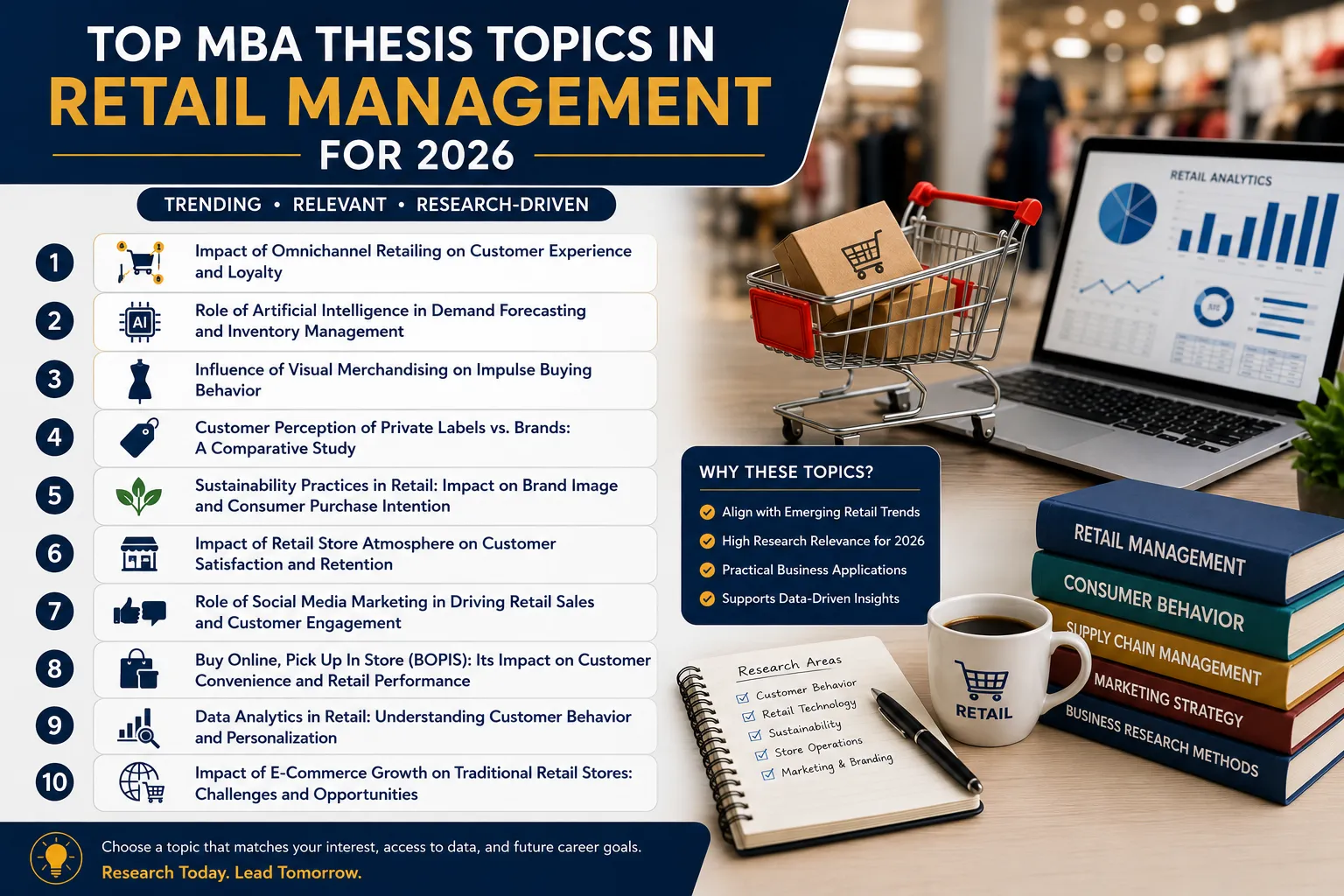 Top MBA Thesis Topics in Retail Management for 2026