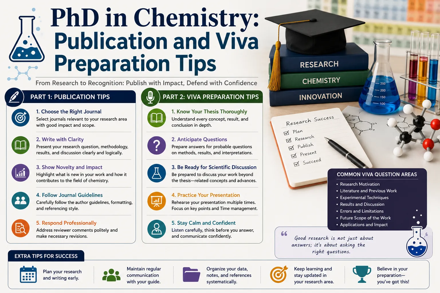 PhD in Chemistry: Publication and Viva Preparation Tips