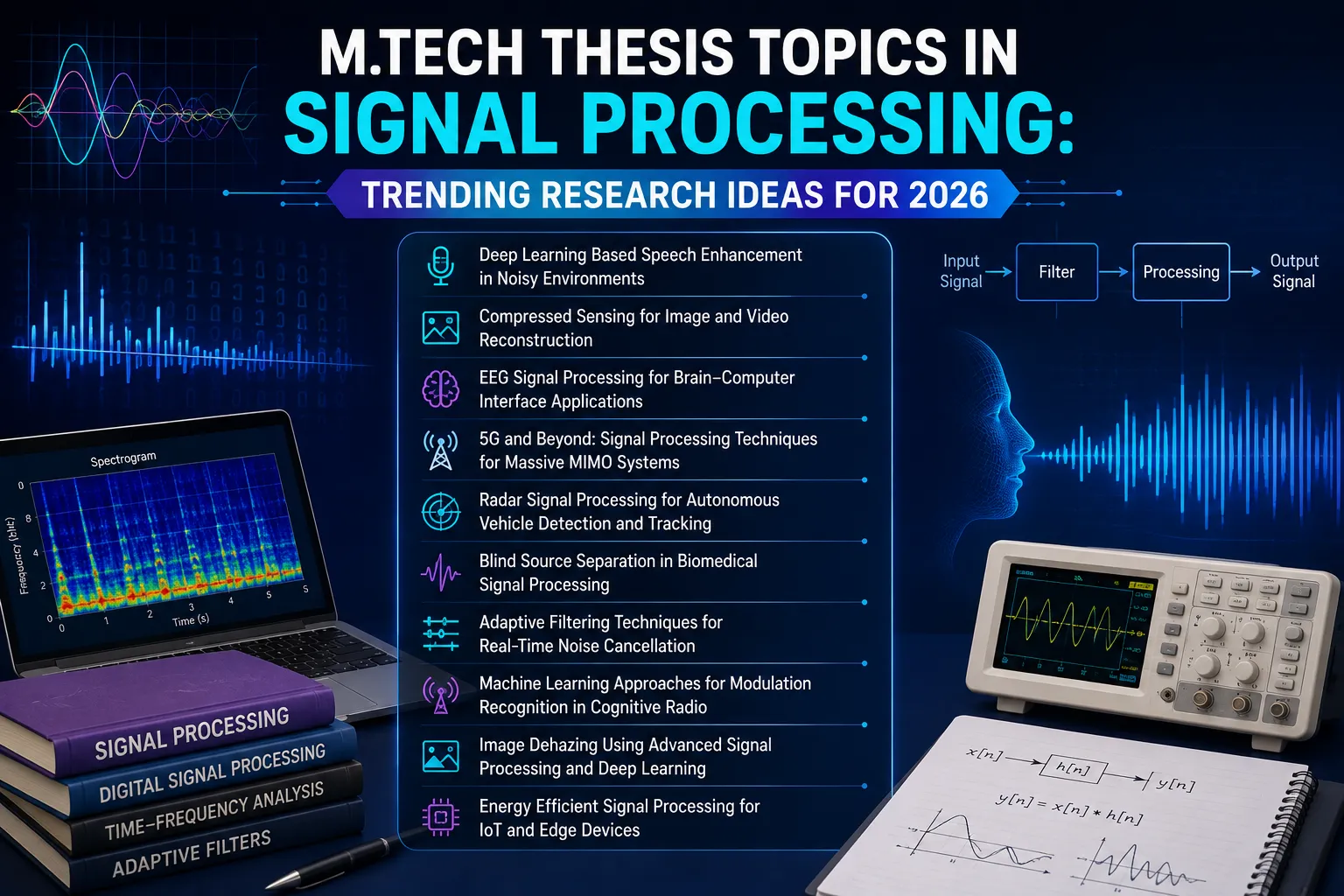 M.Tech Thesis Topics in Signal Processing 2026