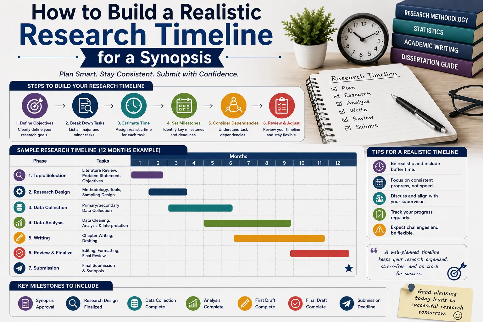 How to Build a Realistic Research Timeline for a Synopsis