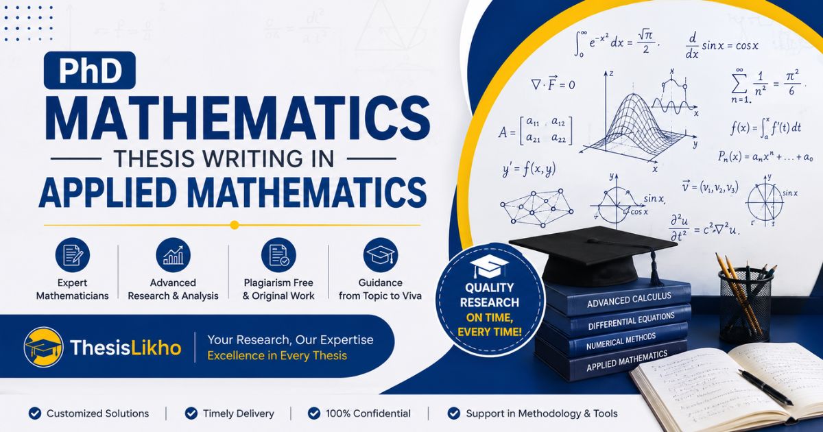 PhD Mathematics Thesis Writing in Applied Mathematics with ThesisLikho