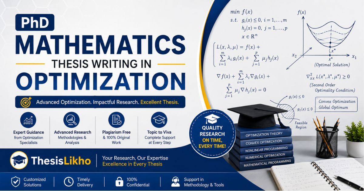 PhD Mathematics Thesis Writing in Optimization with ThesisLikho