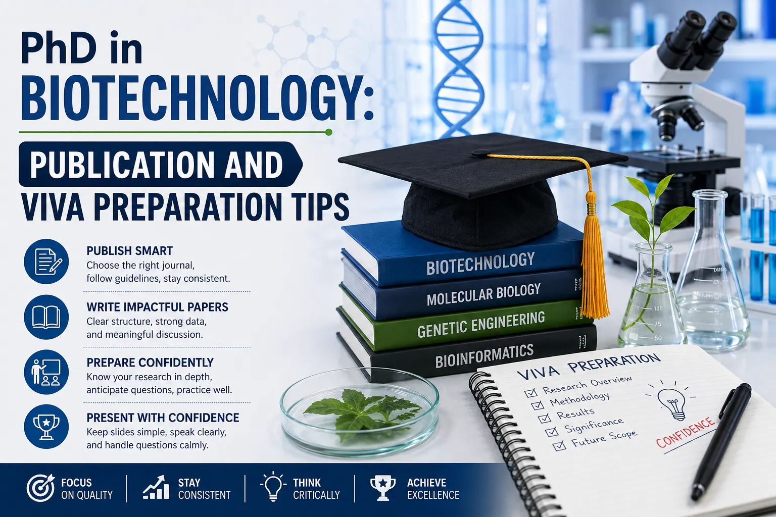 PhD in Biotechnology: Publication and Viva Preparation Tips