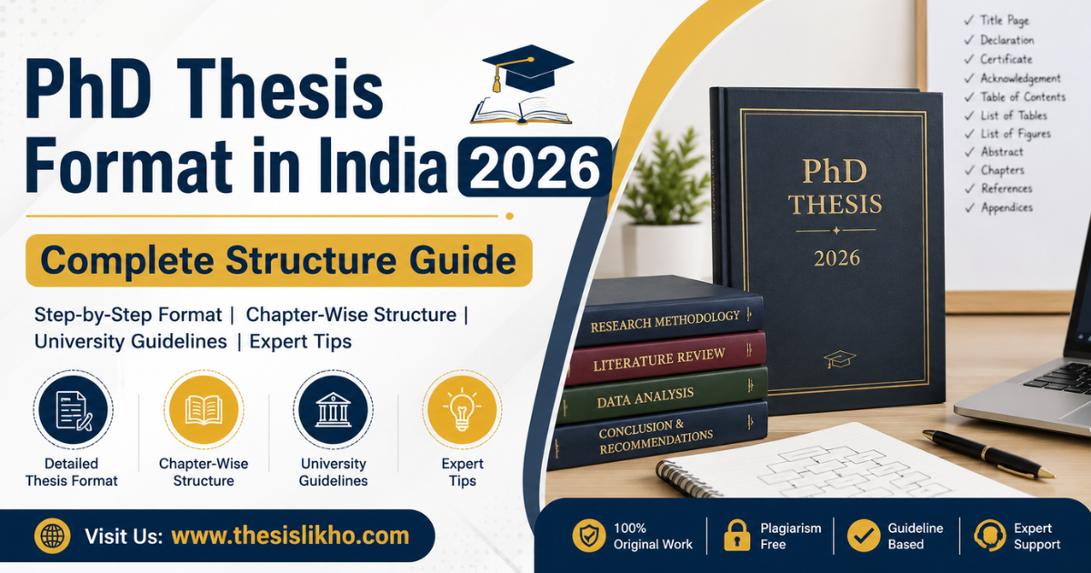 PhD Thesis Format in India 2026: Complete Structure Guide