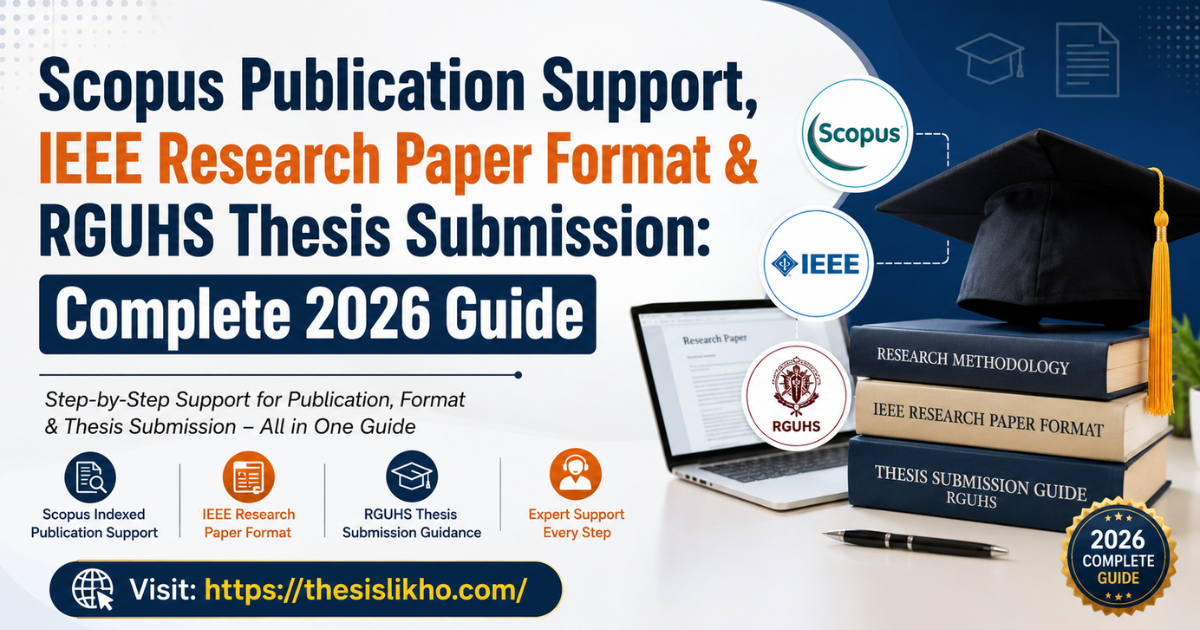 Scopus Publication Support, IEEE Research Paper Format & RGUHS Thesis Submission: Complete 2026 Guide