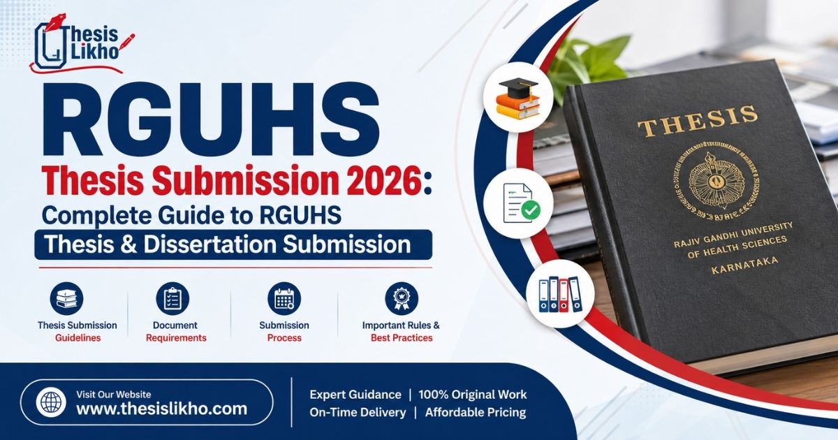 RGUHS Thesis Submission 2026: Complete Guide to RGUHS Thesis & Dissertation Submission