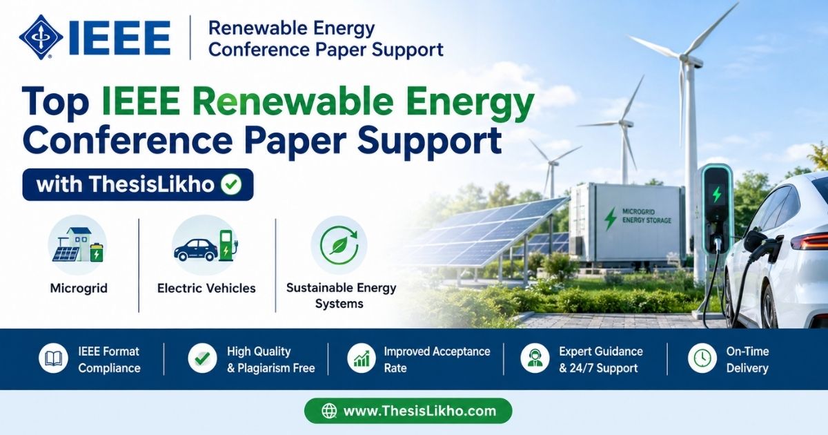 Top IEEE Renewable Energy Conference Paper Support with ThesisLikho for Microgrid, Electric Vehicles & Sustainable Energy Systems