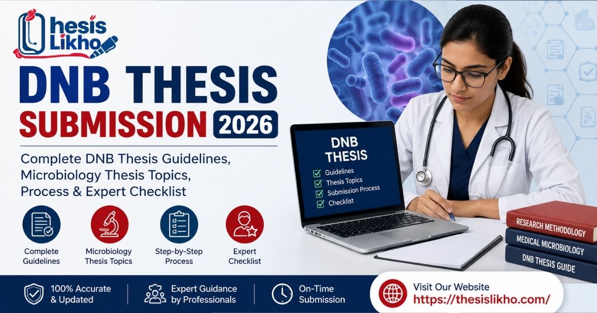 DNB Thesis Submission 2026: Complete DNB Thesis Guidelines, Microbiology Thesis Topics, Process & Expert Checklist