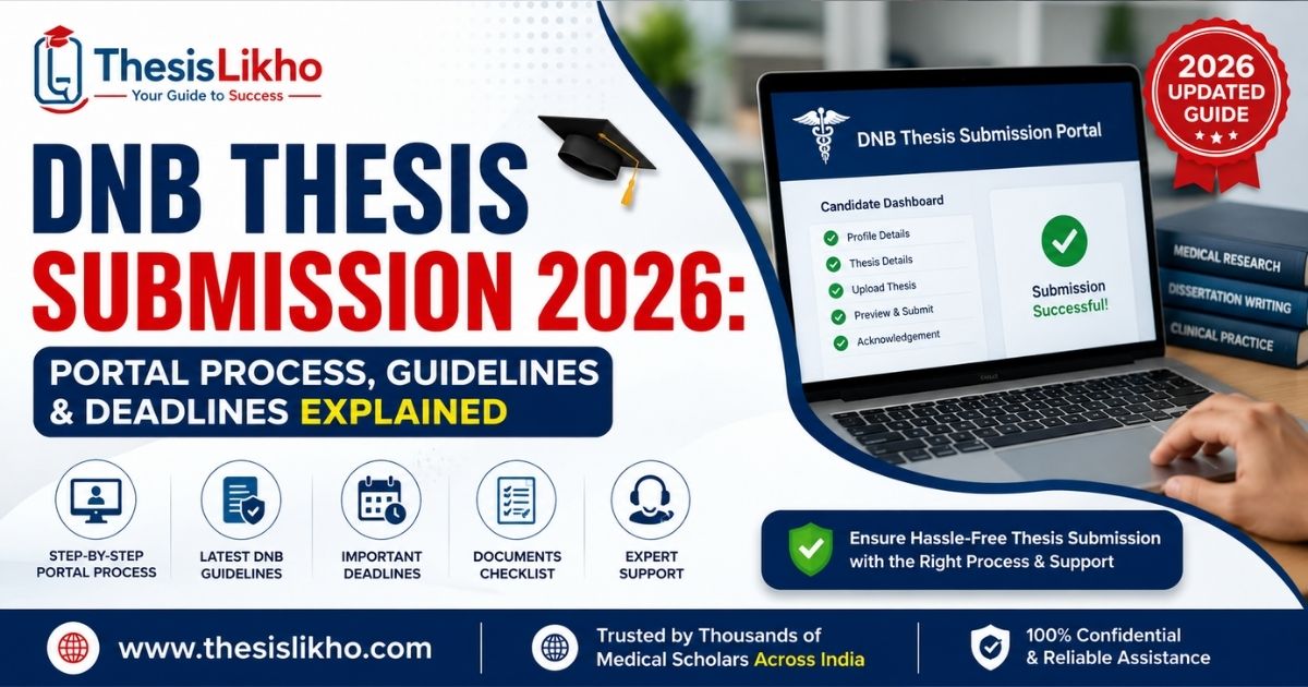 DNB Thesis Submission 2026: Portal Process, Guidelines & Deadlines Explained