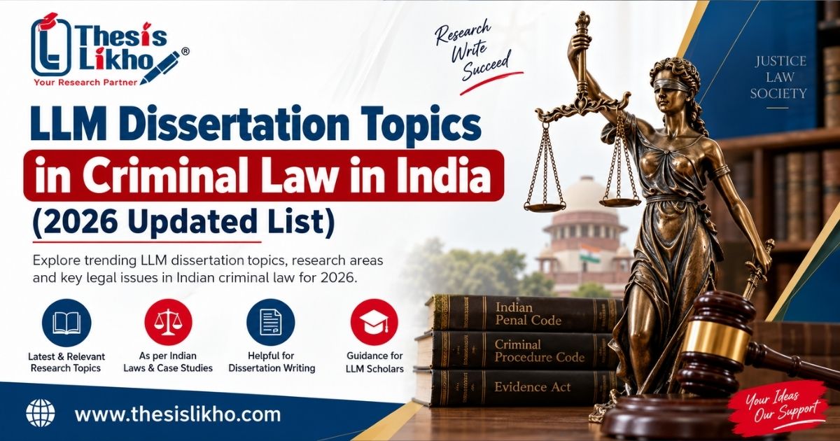LLM Dissertation Topics in Criminal Law in India (2026 Updated List)